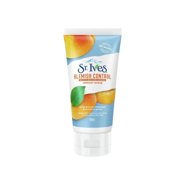 اسکراب صورت St.Ives با رایحه زردآلو ACNE CONTROL