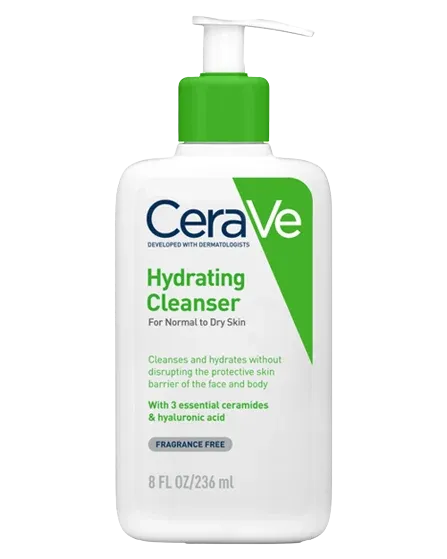 شوینده صورت سراوی Hydrating Cleanser 236mil پوست نرمال خشک و حساس