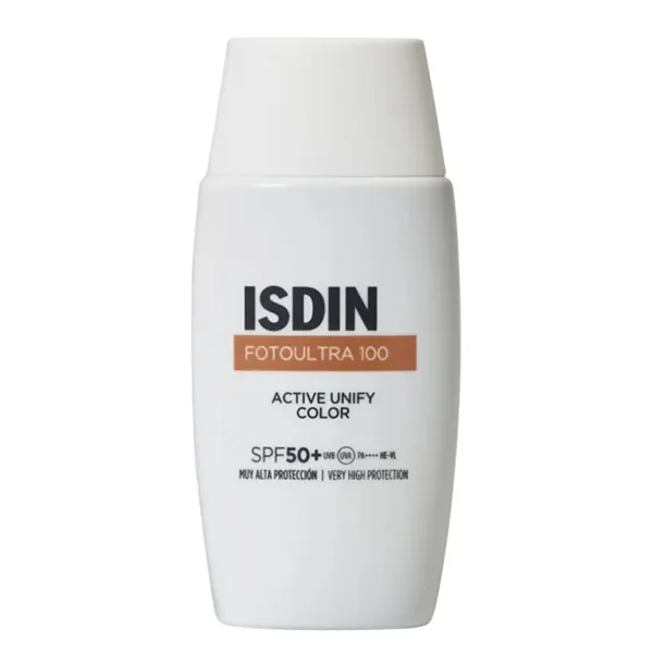 ضدآفتاب و ضدلک ایزدین مدل اکتیو یونیفای بی رنگ ISDIN ACTIVE UNIFY Spf50