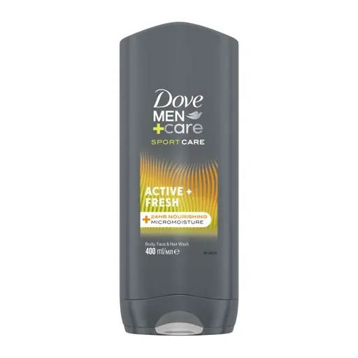 شامپو سر و بدن مردانه داو رایحه Active + Fresh 400Mil