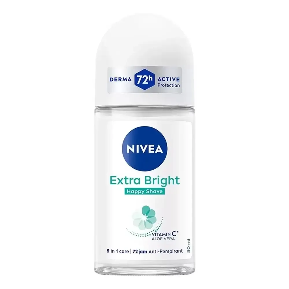مام رول نیوآ 25میل زنانه رایحه Extra Bright Happy Shave ضدتعریق 72ساعته