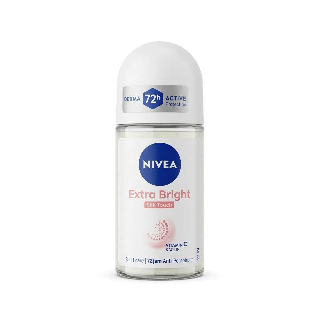 مام رول نیوآ 25میل زنانه رایحه Extra & Bright silk Touch ضدتعریق 72ساعته