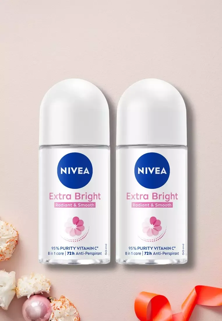 مام رول نیوآ 25 میل زنانه رایحه Extra Bright Radiant & Smooth ضدتعریق 72ساعته