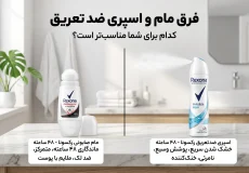 فرق مام و اسپری ضد تعریق