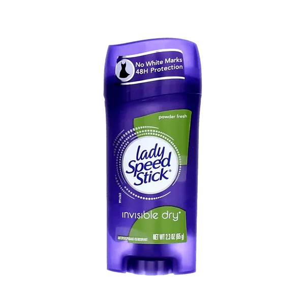 مام صابونی لیدی اسپید مدل Powder fresh Invisible Dry ضدتعریق 48ساعته